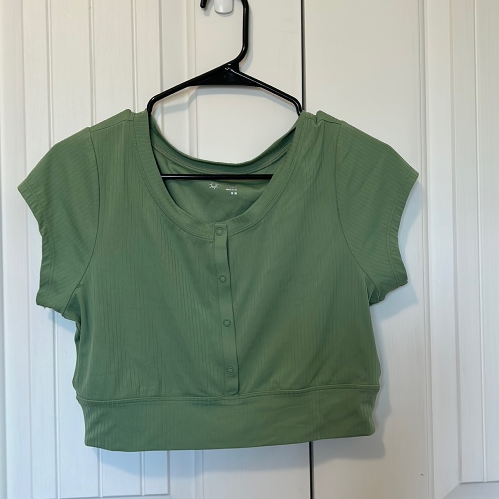 Aerie Offline Cropped Workout top
